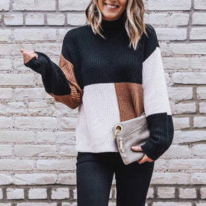 stay comfy and warm this season, and this multicolor sweater is all you need. Trendy, yet simple, this multicolored sweater excudes confidence in style. Perfect for autumn and winter season.