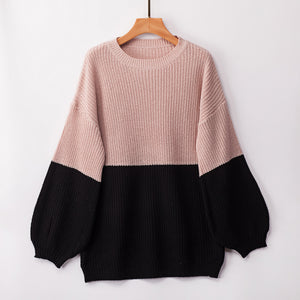 Two - Color Women's Sweater