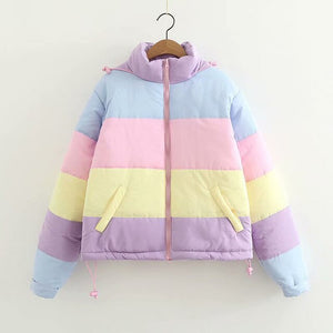 Rainbow Puffer Jacket