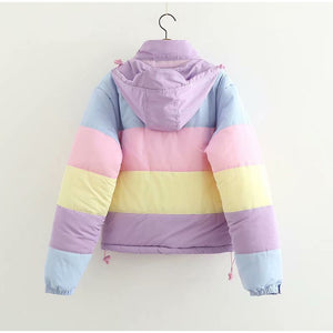 Rainbow Puffer Jacket