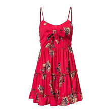 Load image into Gallery viewer, Red Beach Dress