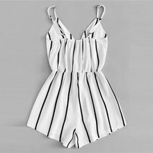 Load image into Gallery viewer, Casual Striped Women&#39;s Playsuit