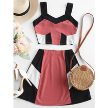 Load image into Gallery viewer, Women&#39;s Sleeveless Top and Skirt Set